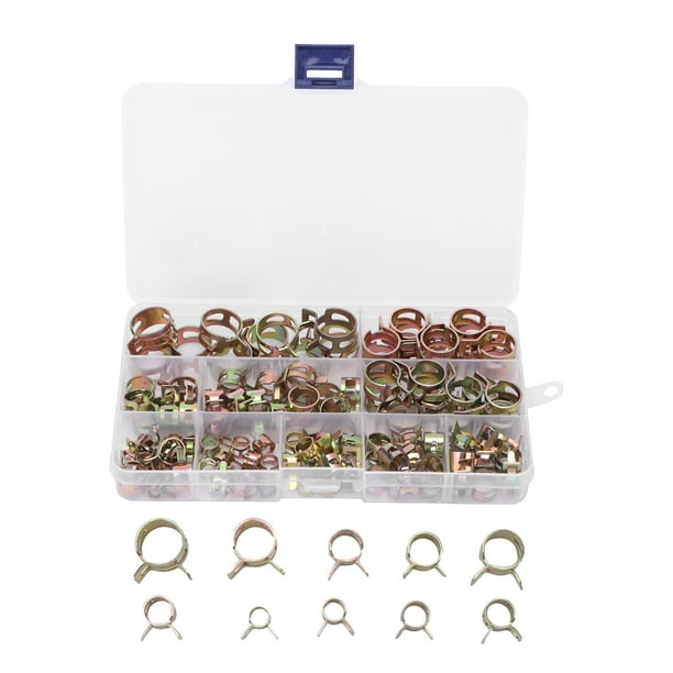 Colored Zinc-Plating Hose Clamps Spring Clip Romantic Valentines Day Clamp Fastener Portable 115Pcs Replaceable Air Hose Water Pipe Fuel Pipe for Hose Colored Zinc-Plating Hose Clamps Spring Clip Romantic Valentines Day Clamp Fastener Portable 115Pcs Replaceable Air Hose Water Pipe Fuel Pipe for Hose